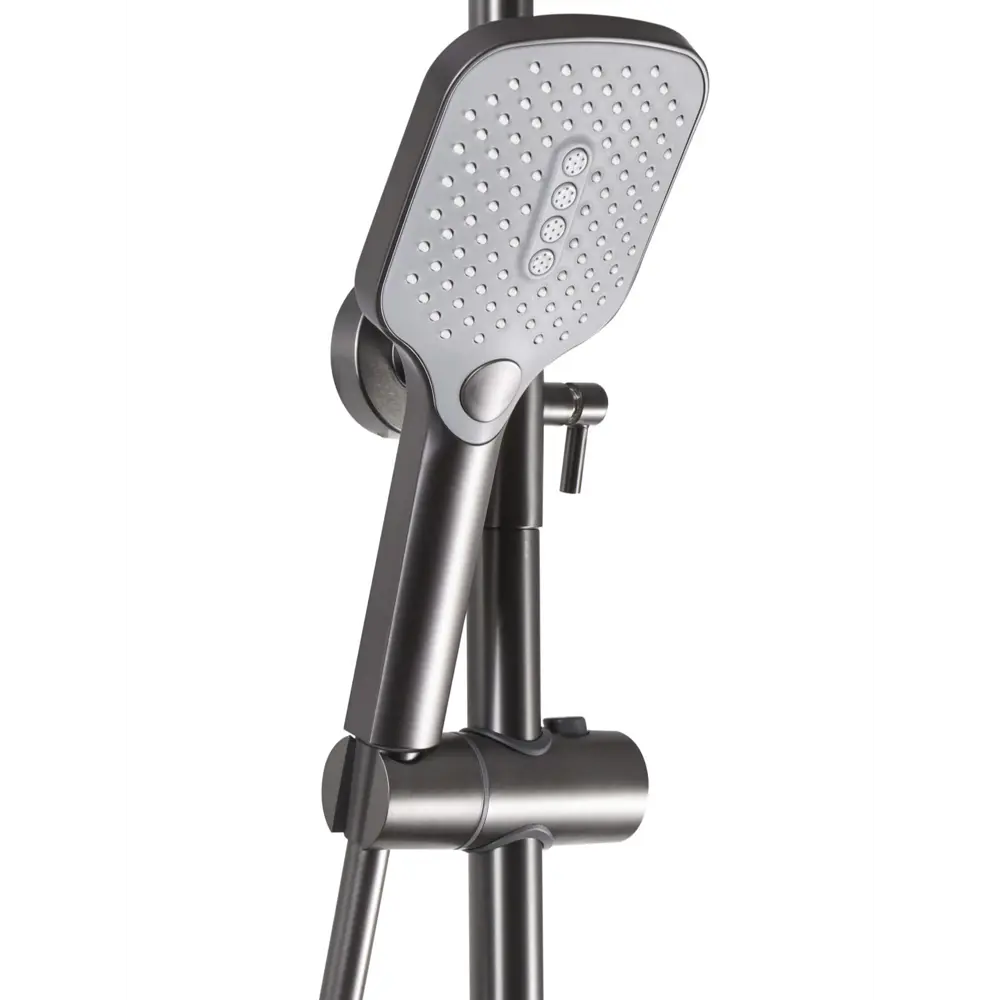 Фото 9 Душевая стойка Maxonor pure life С термостатом PL2402-9 3 режимная цвет графит