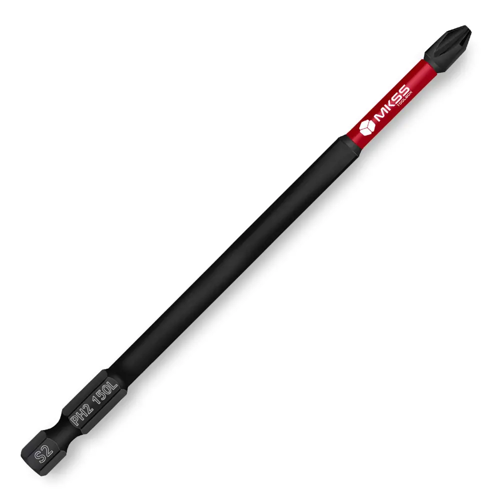 Фото Бита крестовая торсионная магнитная ударная Mkss Toolbox MK3072 PH2x150 мм, 10 шт Фото Бита крестовая торсионная магнитная ударная Mkss Toolbox MK3072 PH2x150 мм, 10 шт