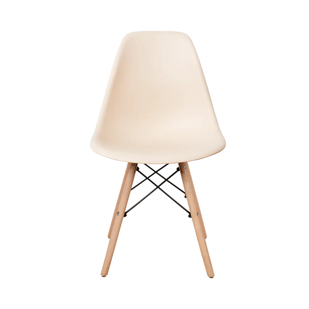 Фото 4 Комплект кухонных стульев 2 шт Derstuhl Wood 45x82x45 см полипропилен цвет бежевый Фото 4 Комплект кухонных стульев 2 шт Derstuhl Wood 45x82x45 см полипропилен цвет бежевый