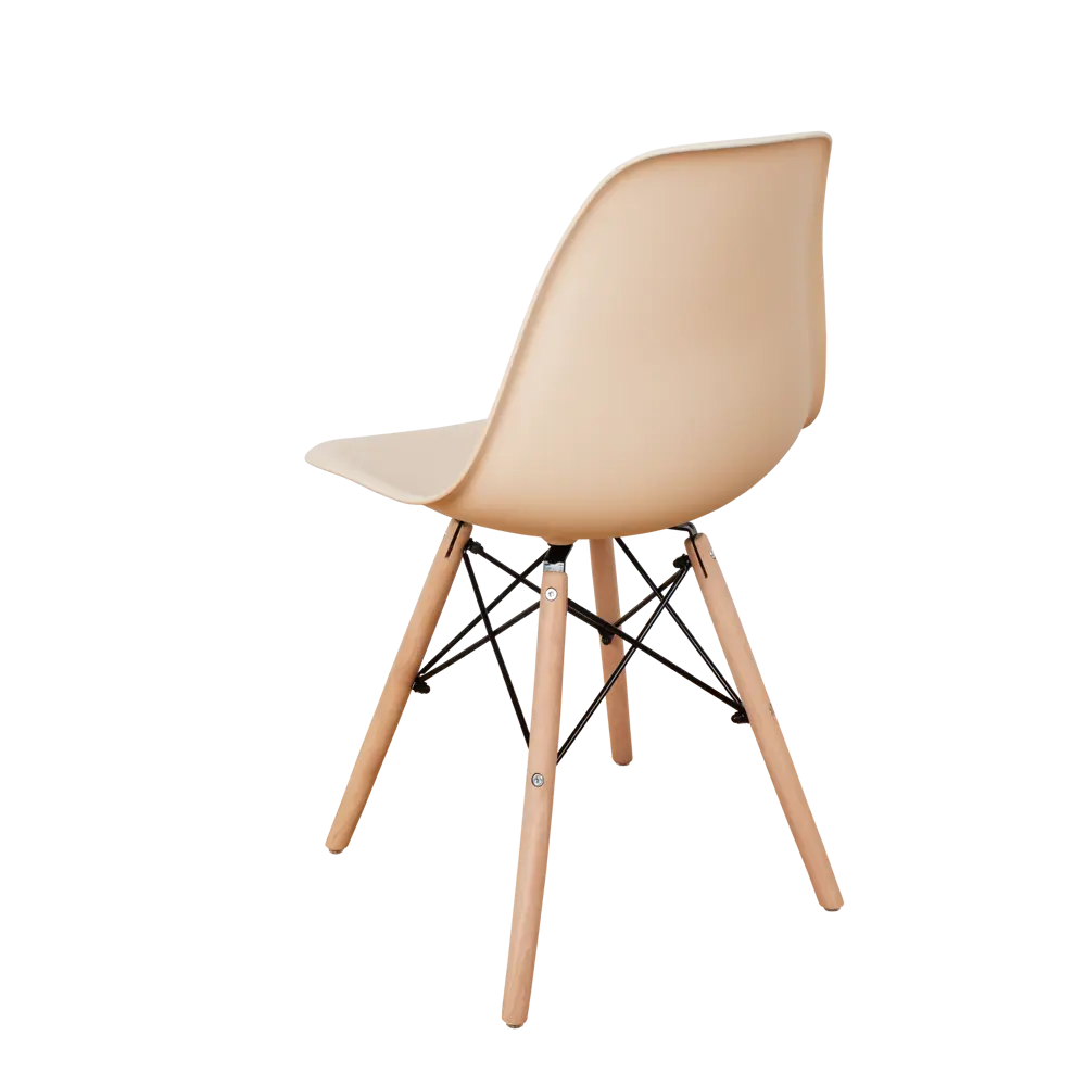 Фото 6 Комплект кухонных стульев 4 шт Derstuhl Wood 45x82x45 см полипропилен цвет бежевый Фото 6 Комплект кухонных стульев 4 шт Derstuhl Wood 45x82x45 см полипропилен цвет бежевый