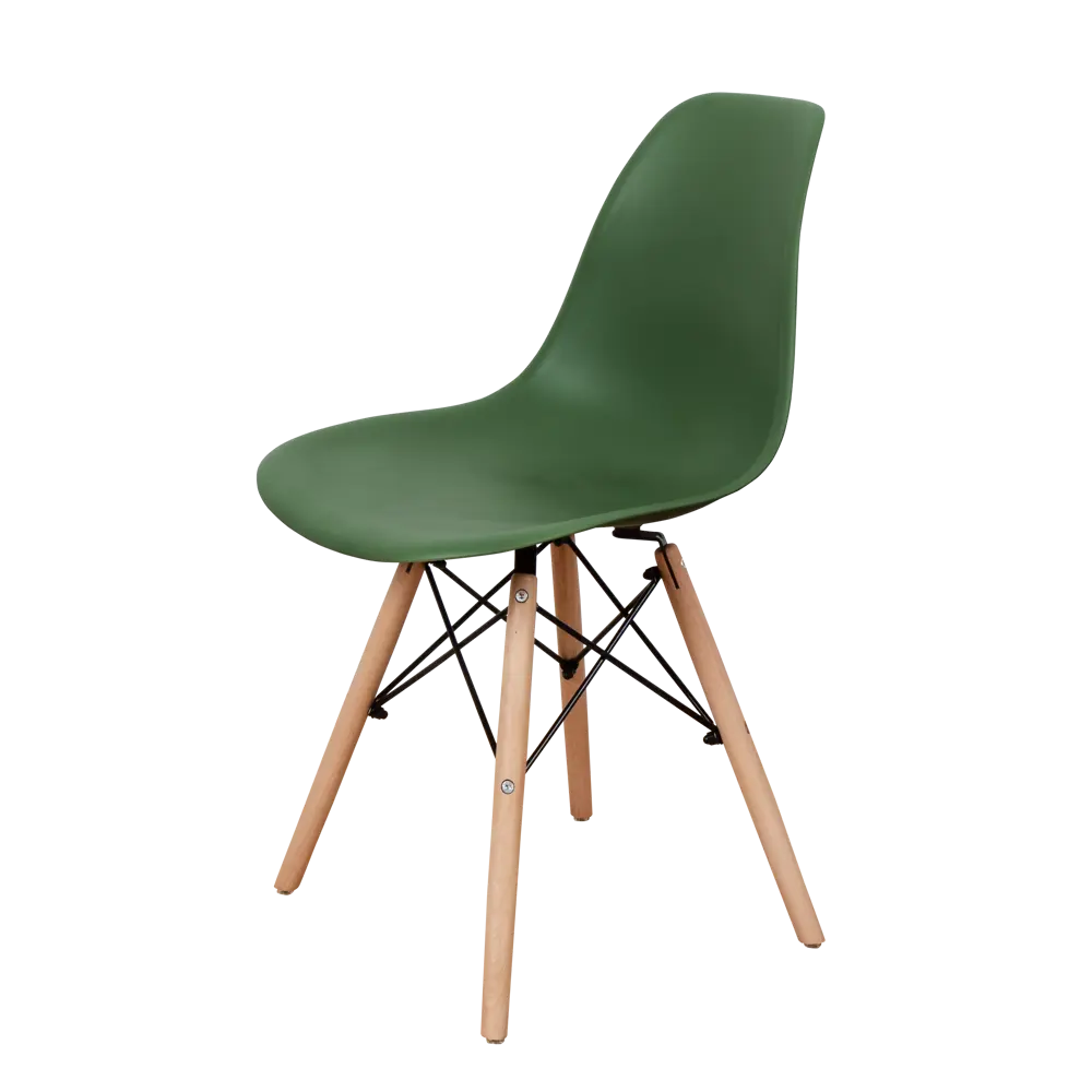 Фото Кухонный стул Derstuhl Wood 45x82x45 см полипропилен цвет темно-зеленый Фото Кухонный стул Derstuhl Wood 45x82x45 см полипропилен цвет темно-зеленый