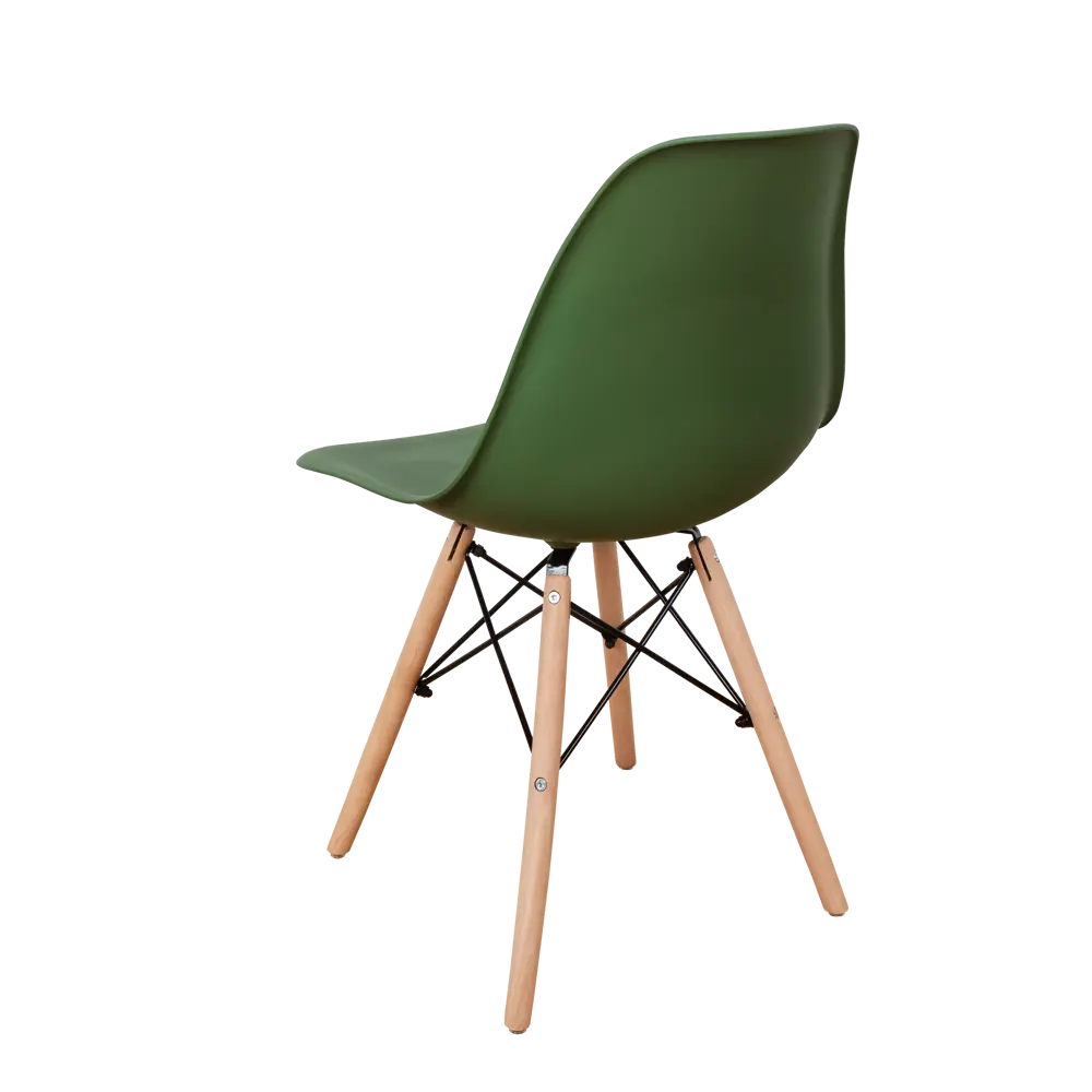 Фото 5 Кухонный стул Derstuhl Wood 45x82x45 см полипропилен цвет темно-зеленый Фото 5 Кухонный стул Derstuhl Wood 45x82x45 см полипропилен цвет темно-зеленый