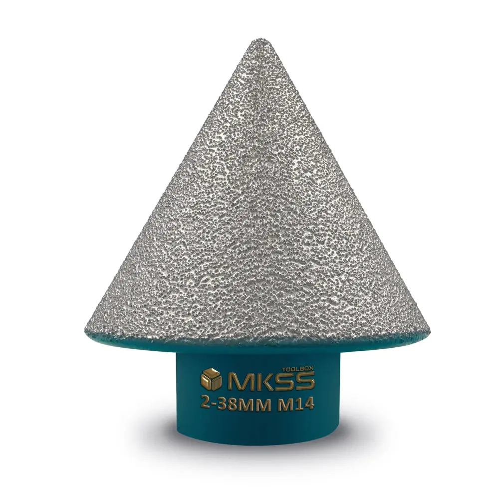 Фото Фреза алмазная конусная по керамограниту Mkss Toolbox FA0238 38 мм Фото Фреза алмазная конусная по керамограниту Mkss Toolbox FA0238 38 мм