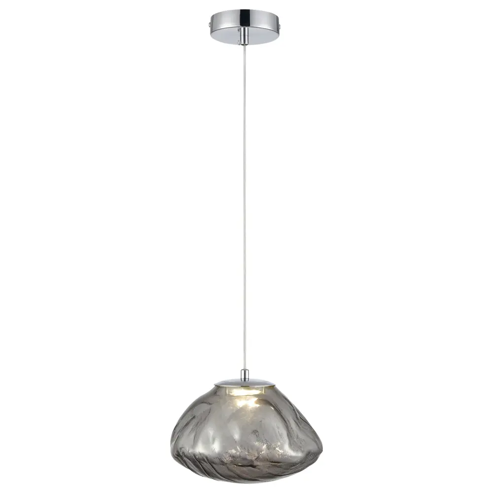 Фото Светильник подвесной светодиодный Wertmark Isola We219.01.163 2 м² нейтральный белый свет цвет хром Фото Светильник подвесной светодиодный Wertmark Isola We219.01.163 2 м² нейтральный белый свет цвет хром