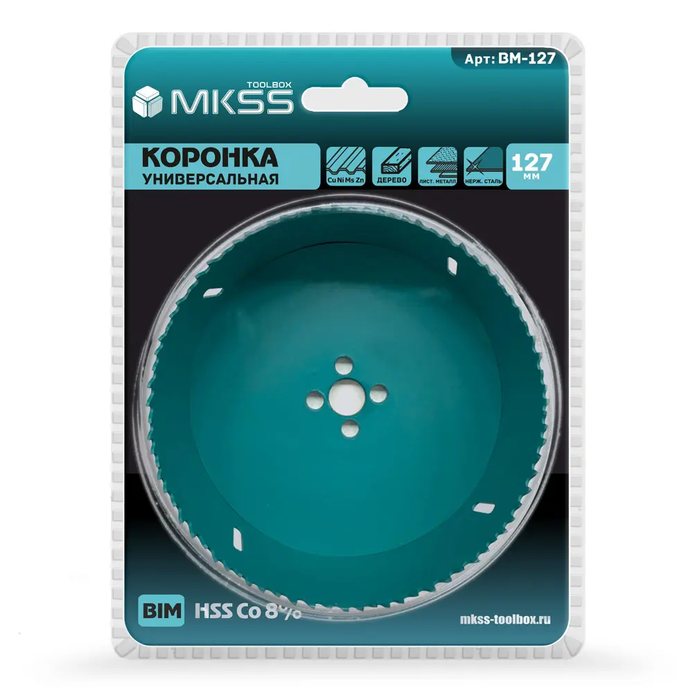 Фото 4 Коронка универсальная Mkss Toolbox BM-127 127 мм Фото 4 Коронка универсальная Mkss Toolbox BM-127 127 мм
