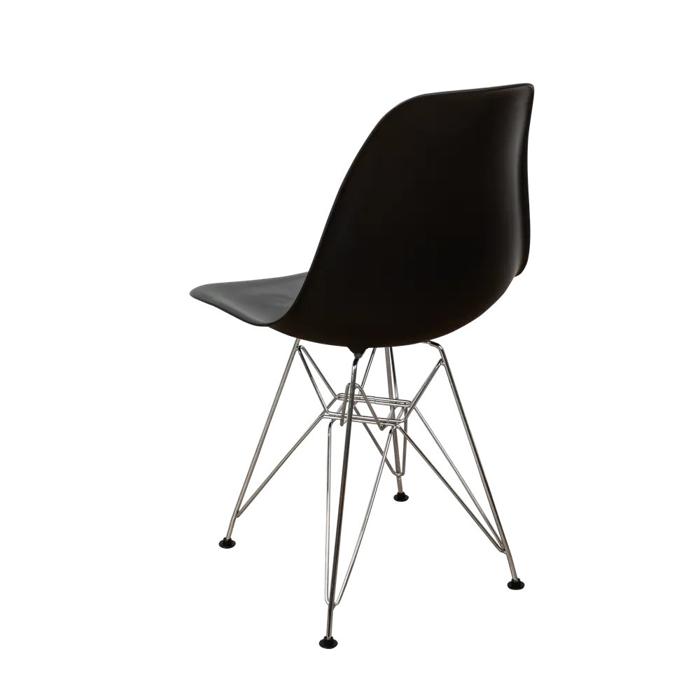 Фото 6 Комплект кухонных стульев 2 шт Derstuhl Chrom 45x82x45 см полипропилен цвет черный Фото 6 Комплект кухонных стульев 2 шт Derstuhl Chrom 45x82x45 см полипропилен цвет черный
