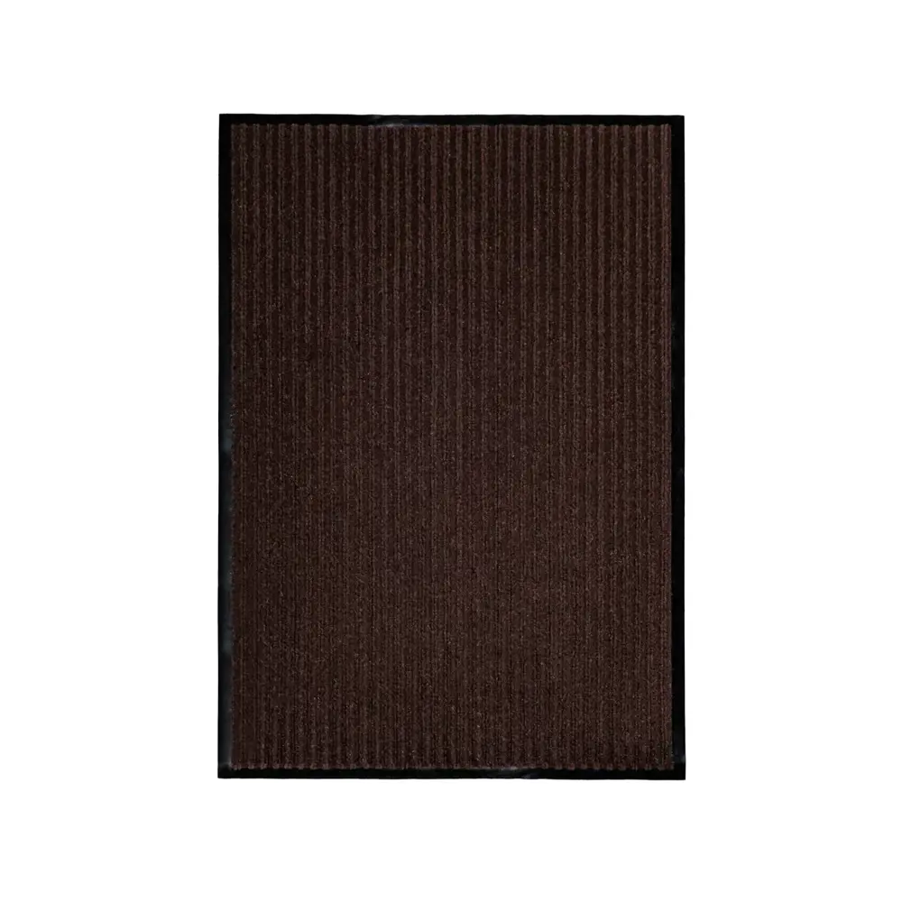 Фото Коврик 2-х полосный влаговпитывающий 120х180 см коричневый Фото Коврик 2-х полосный влаговпитывающий 120х180 см коричневый