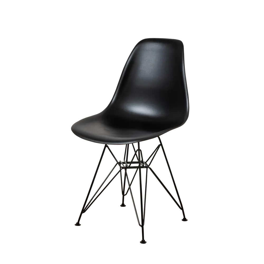Фото 3 Комплект кухонных стульев 4 шт Derstuhl Black 45x82x45 см полипропилен цвет черный Фото 3 Комплект кухонных стульев 4 шт Derstuhl Black 45x82x45 см полипропилен цвет черный