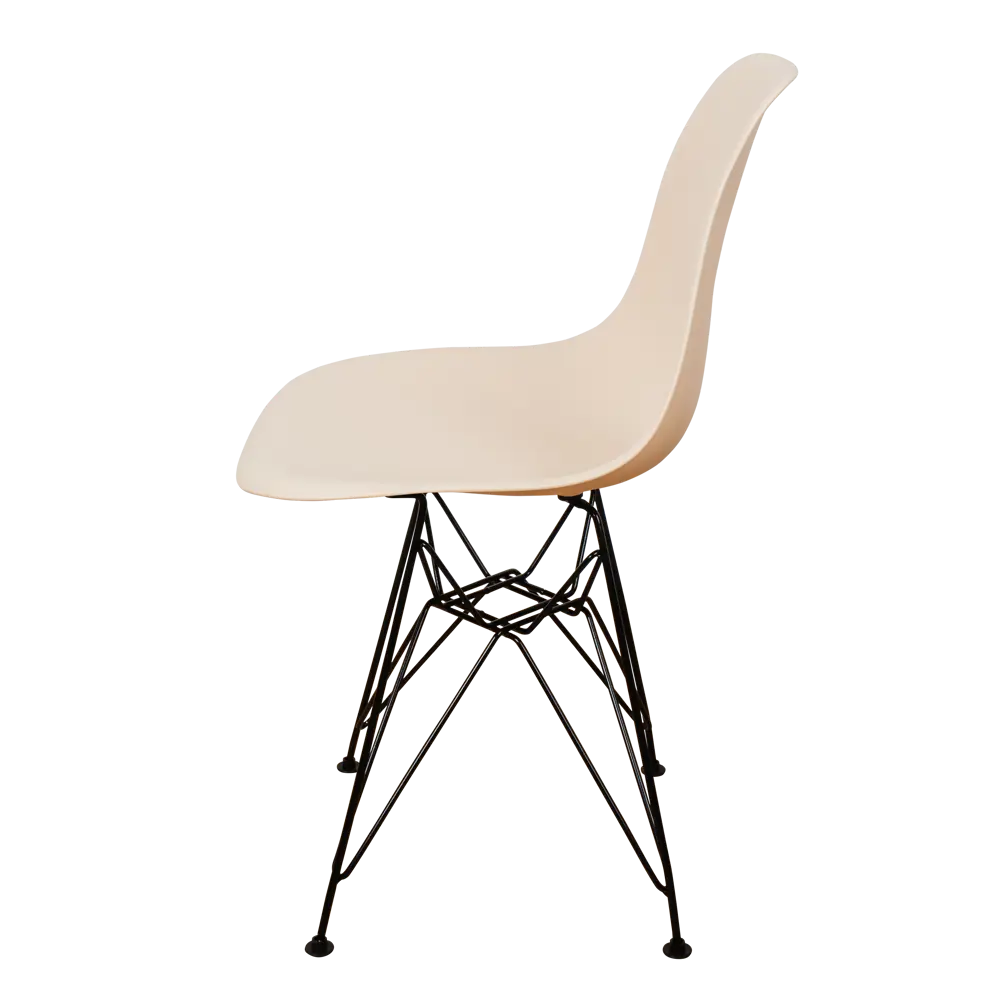 Фото 5 Комплект кухонных стульев 4 шт Derstuhl Black 45x82x45 см полипропилен цвет бежевый Фото 5 Комплект кухонных стульев 4 шт Derstuhl Black 45x82x45 см полипропилен цвет бежевый
