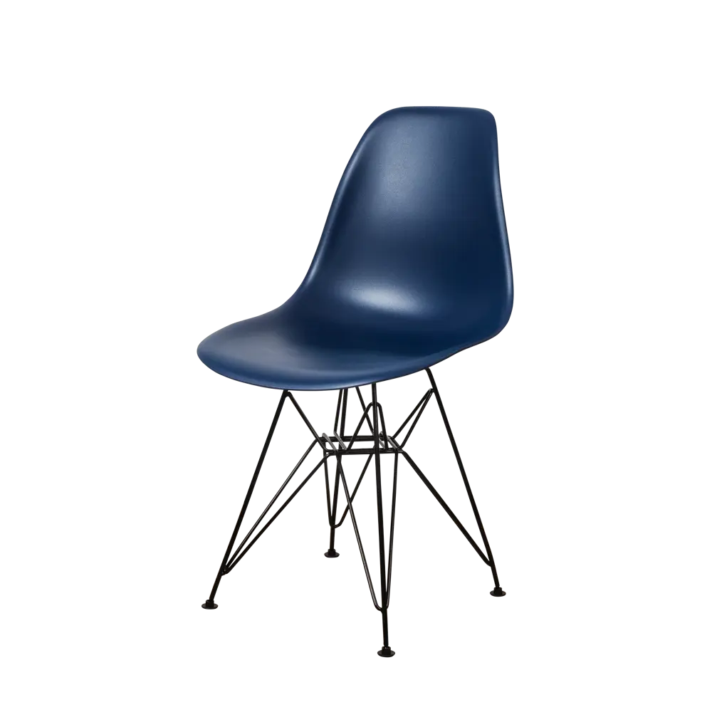 Фото 3 Комплект кухонных стульев 4 шт Derstuhl Black 45x82x45 см полипропилен цвет темно-синий Фото 3 Комплект кухонных стульев 4 шт Derstuhl Black 45x82x45 см полипропилен цвет темно-синий