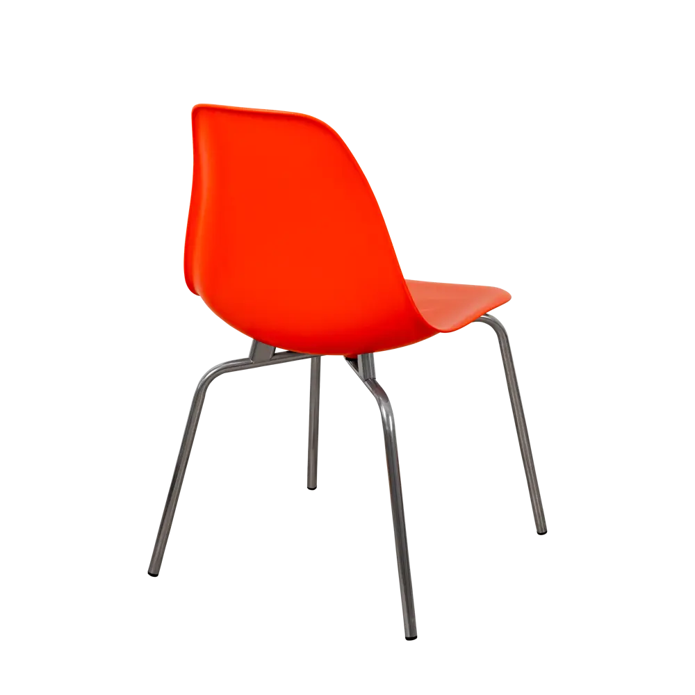 Фото 6 Стул кухонный Derstuhl Elegant chrom комплект 2 шт 45x82x46 см полипропилен цвет оранжевый Фото 6 Стул кухонный Derstuhl Elegant chrom комплект 2 шт 45x82x46 см полипропилен цвет оранжевый