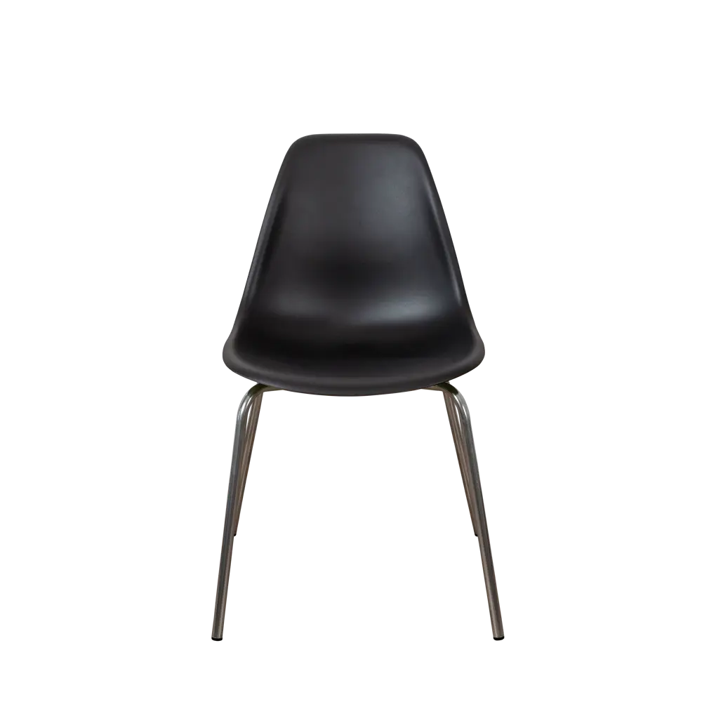 Фото 4 Стул кухонный Derstuhl Elegant chrom комплект 2 шт 45x82x46 см полипропилен цвет черный Фото 4 Стул кухонный Derstuhl Elegant chrom комплект 2 шт 45x82x46 см полипропилен цвет черный