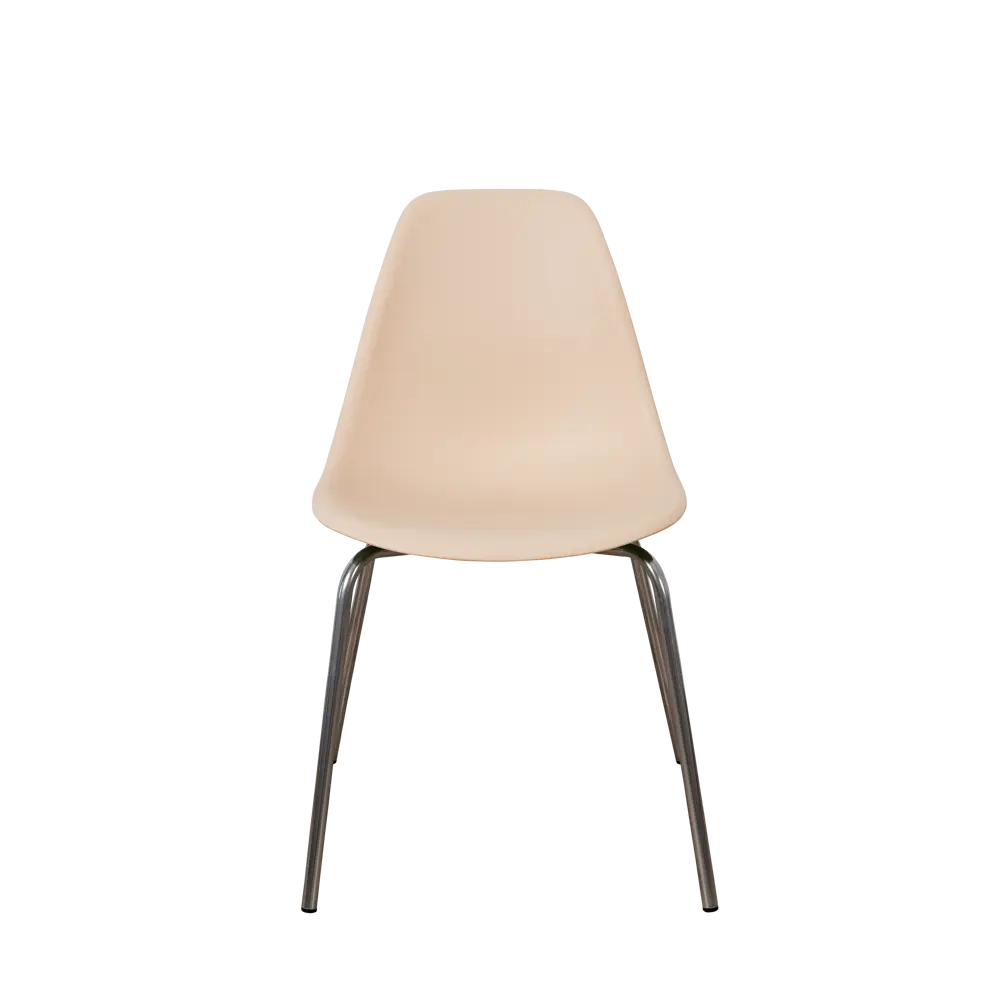 Фото 4 Стул кухонный Derstuhl Elegant chrom комплект 2 шт 45x82x46 см полипропилен цвет светло-бежевый Фото 4 Стул кухонный Derstuhl Elegant chrom комплект 2 шт 45x82x46 см полипропилен цвет светло-бежевый