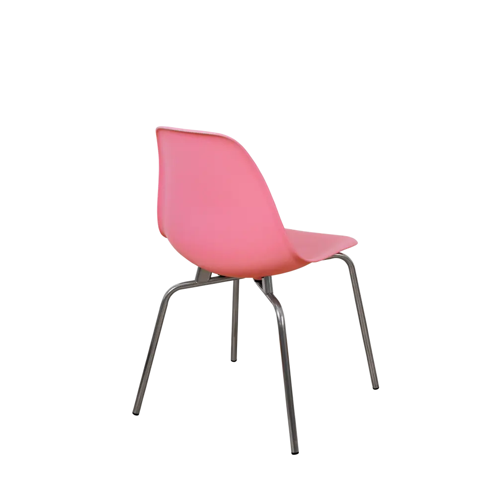 Фото 6 Стул кухонный Derstuhl Elegant chrom комплект 2 шт 45x82x46 см полипропилен цвет розовый Фото 6 Стул кухонный Derstuhl Elegant chrom комплект 2 шт 45x82x46 см полипропилен цвет розовый