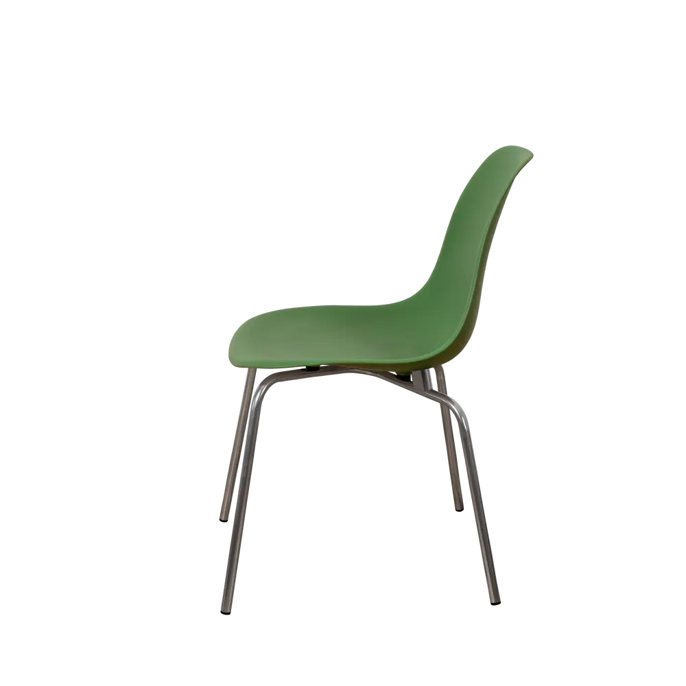 Фото 5 Стул кухонный Derstuhl Elegant chrom комплект 2 шт 45x82x46 см полипропилен цвет темно-зеленый Фото 5 Стул кухонный Derstuhl Elegant chrom комплект 2 шт 45x82x46 см полипропилен цвет темно-зеленый