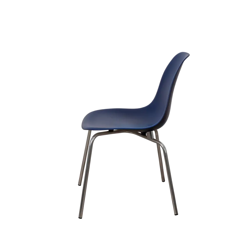 Фото 5 Стул кухонный Derstuhl Elegant chrom комплект 2 шт 45x82x46 см полипропилен цвет темно-синий Фото 5 Стул кухонный Derstuhl Elegant chrom комплект 2 шт 45x82x46 см полипропилен цвет темно-синий