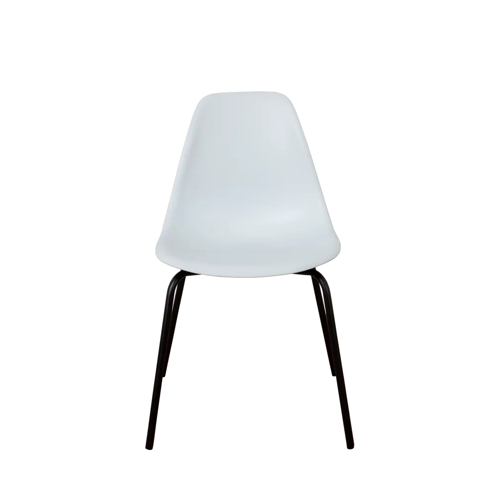 Фото 4 Стул кухонный Derstuhl Elegant black комплект 2 шт 45x82x46 см полипропилен цвет белый Фото 4 Стул кухонный Derstuhl Elegant black комплект 2 шт 45x82x46 см полипропилен цвет белый