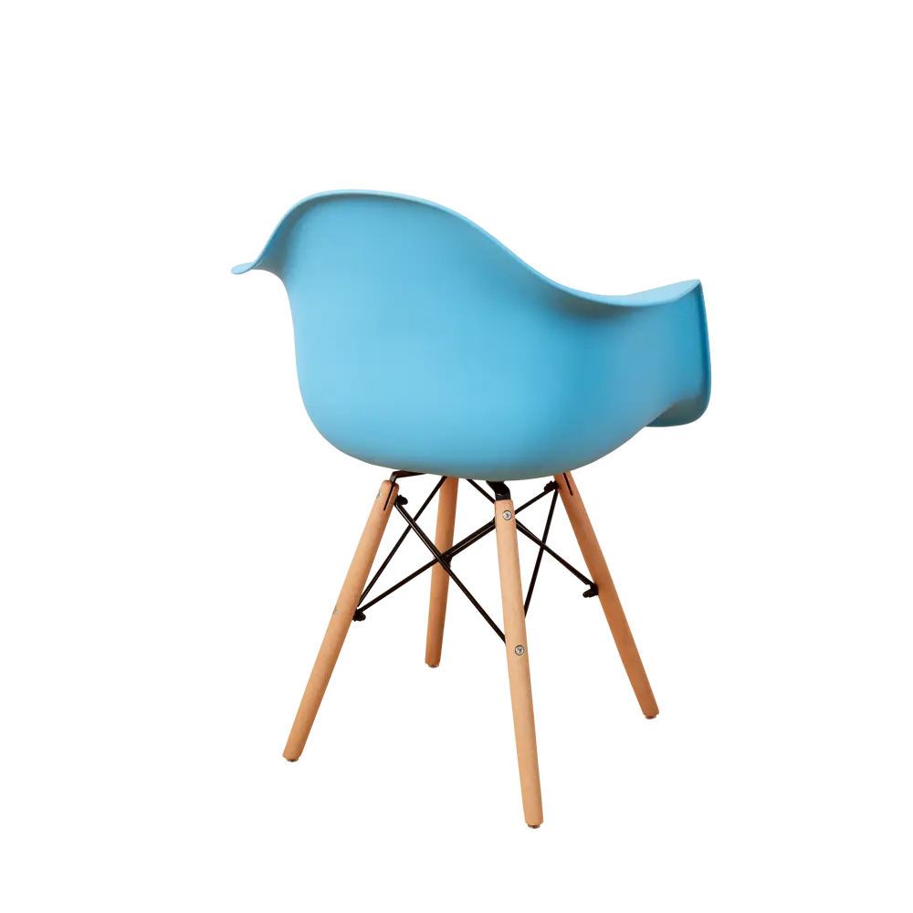 Фото 6 Комплект кухонных стульев 2 шт Derstuhl 330 wood 43x82x60 см полипропилен цвет голубой Фото 6 Комплект кухонных стульев 2 шт Derstuhl 330 wood 43x82x60 см полипропилен цвет голубой