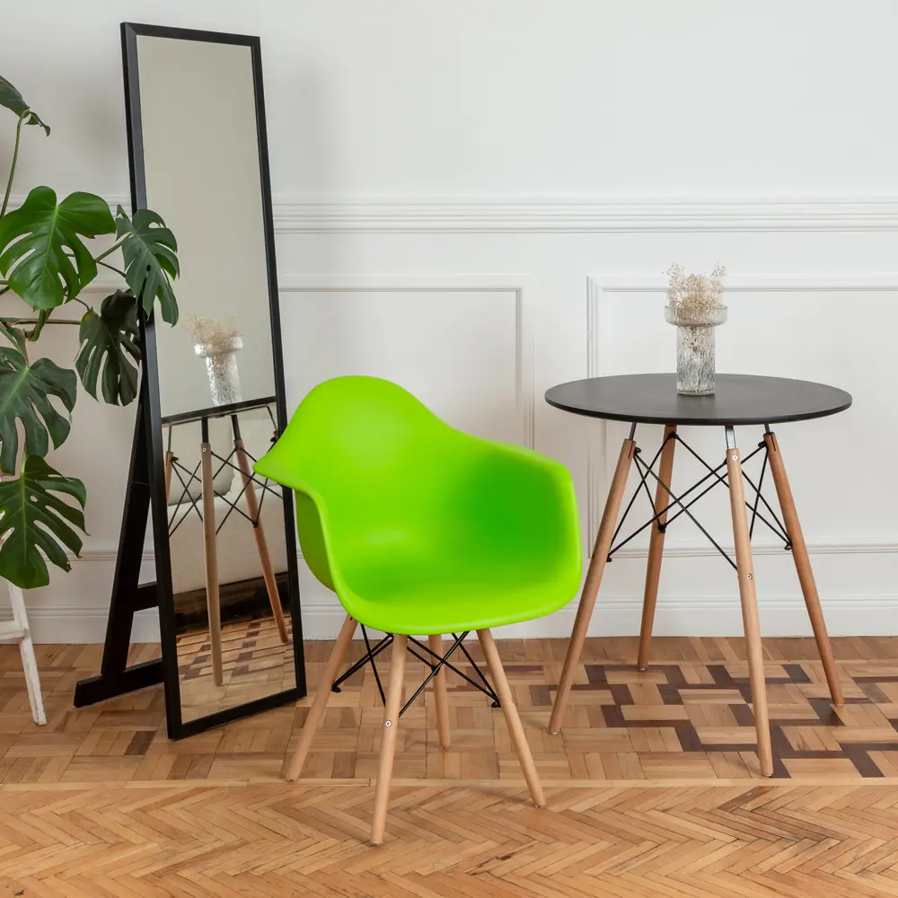 Фото 7 Комплект кухонных стульев 2 шт Derstuhl 330 wood 43x82x60 см полипропилен цвет салатовый Фото 7 Комплект кухонных стульев 2 шт Derstuhl 330 wood 43x82x60 см полипропилен цвет салатовый