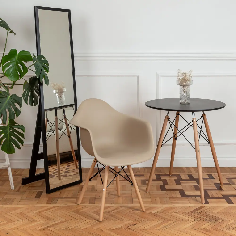 Фото 7 Комплект кухонных стульев 2 шт Derstuhl 330 wood 43x82x60 см полипропилен цвет темно-бежевый Фото 7 Комплект кухонных стульев 2 шт Derstuhl 330 wood 43x82x60 см полипропилен цвет темно-бежевый