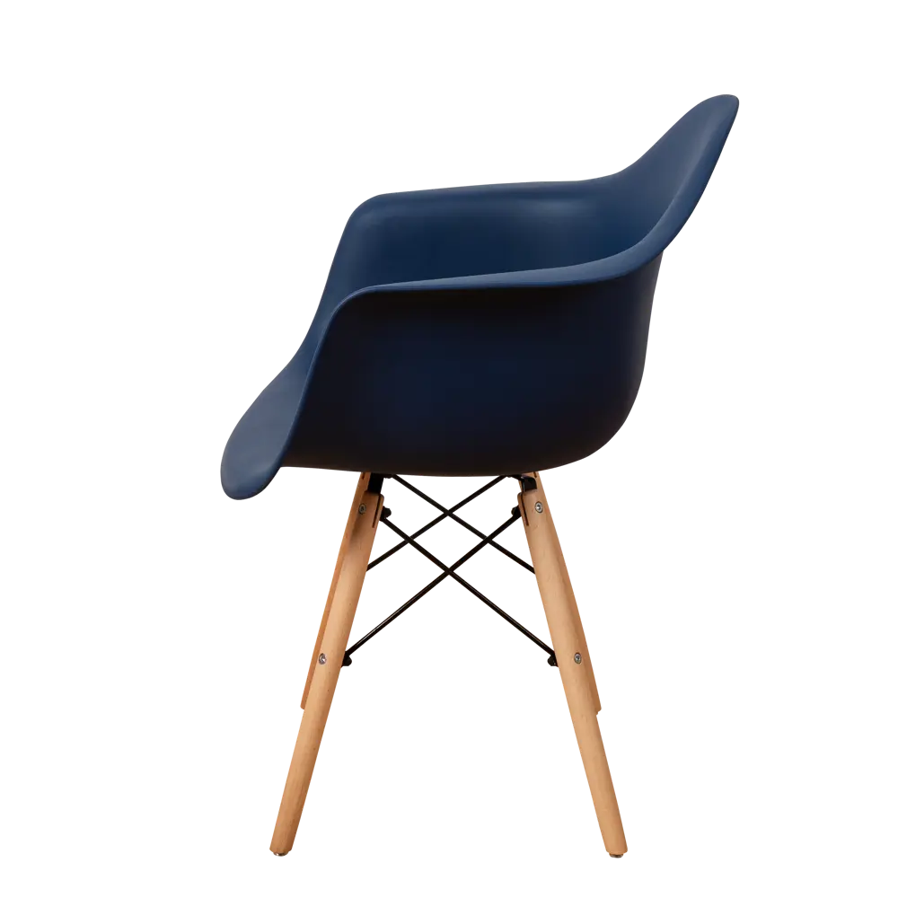 Фото 5 Комплект кухонных стульев 2 шт Derstuhl 330 wood 43x82x60 см полипропилен цвет темно-синий Фото 5 Комплект кухонных стульев 2 шт Derstuhl 330 wood 43x82x60 см полипропилен цвет темно-синий
