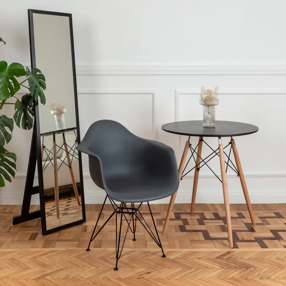 Фото 7 Комплект кухонных стульев 2 шт Derstuhl 330 black 43x82x60 см полипропилен цвет темно-серый Фото 7 Комплект кухонных стульев 2 шт Derstuhl 330 black 43x82x60 см полипропилен цвет темно-серый