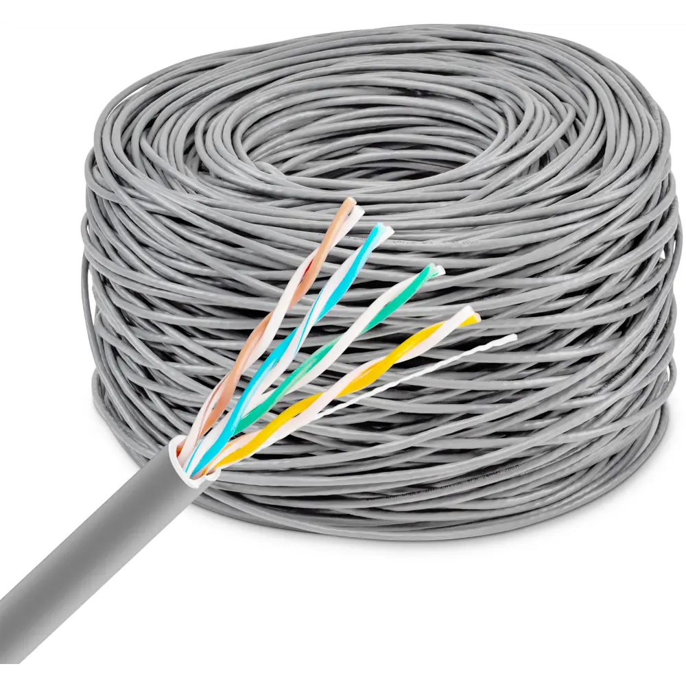 Фото 2 Кабель сетевой Buro UTP 4 пары cat5E solid 0.42 мм Cu 305 м цвет серый Фото 2 Кабель сетевой Buro UTP 4 пары cat5E solid 0.42 мм Cu 305 м цвет серый