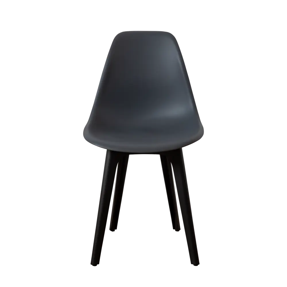 Фото 5 Комплект кухонных стульев 2 шт Derstuhl Plast 45x82x45 см полипропилен цвет темно-серый Фото 5 Комплект кухонных стульев 2 шт Derstuhl Plast 45x82x45 см полипропилен цвет темно-серый