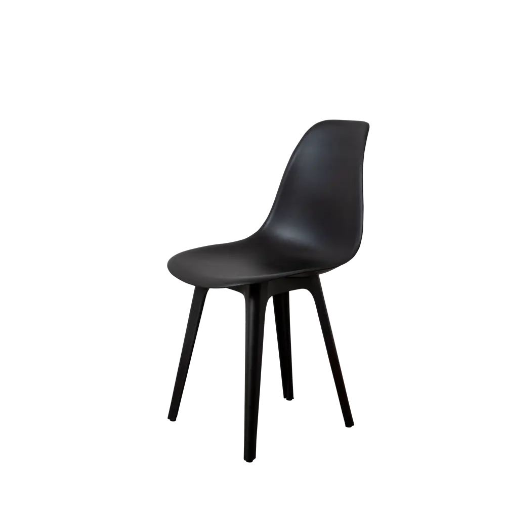 Фото 3 Комплект кухонных стульев 2 шт Derstuhl Plast 45x82x45 см полипропилен цвет черный Фото 3 Комплект кухонных стульев 2 шт Derstuhl Plast 45x82x45 см полипропилен цвет черный