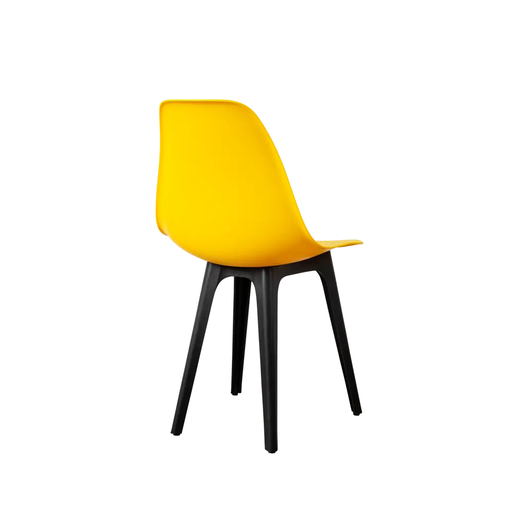 Фото 6 Комплект кухонных стульев 4 шт Derstuhl Plast 45x82x45 см полипропилен цвет лимон Фото 6 Комплект кухонных стульев 4 шт Derstuhl Plast 45x82x45 см полипропилен цвет лимон