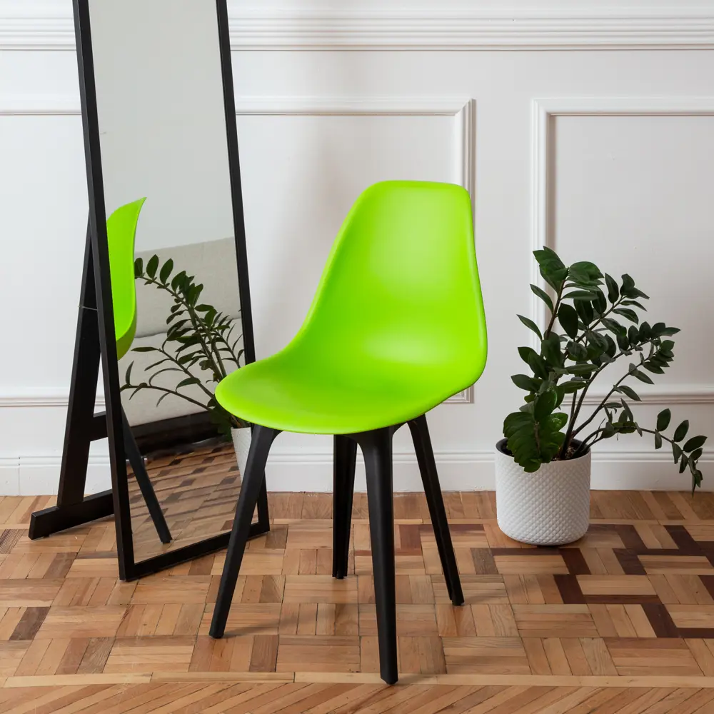 Фото 7 Комплект кухонных стульев 4 шт Derstuhl Plast 45x82x45 см полипропилен цвет салатовый Фото 7 Комплект кухонных стульев 4 шт Derstuhl Plast 45x82x45 см полипропилен цвет салатовый