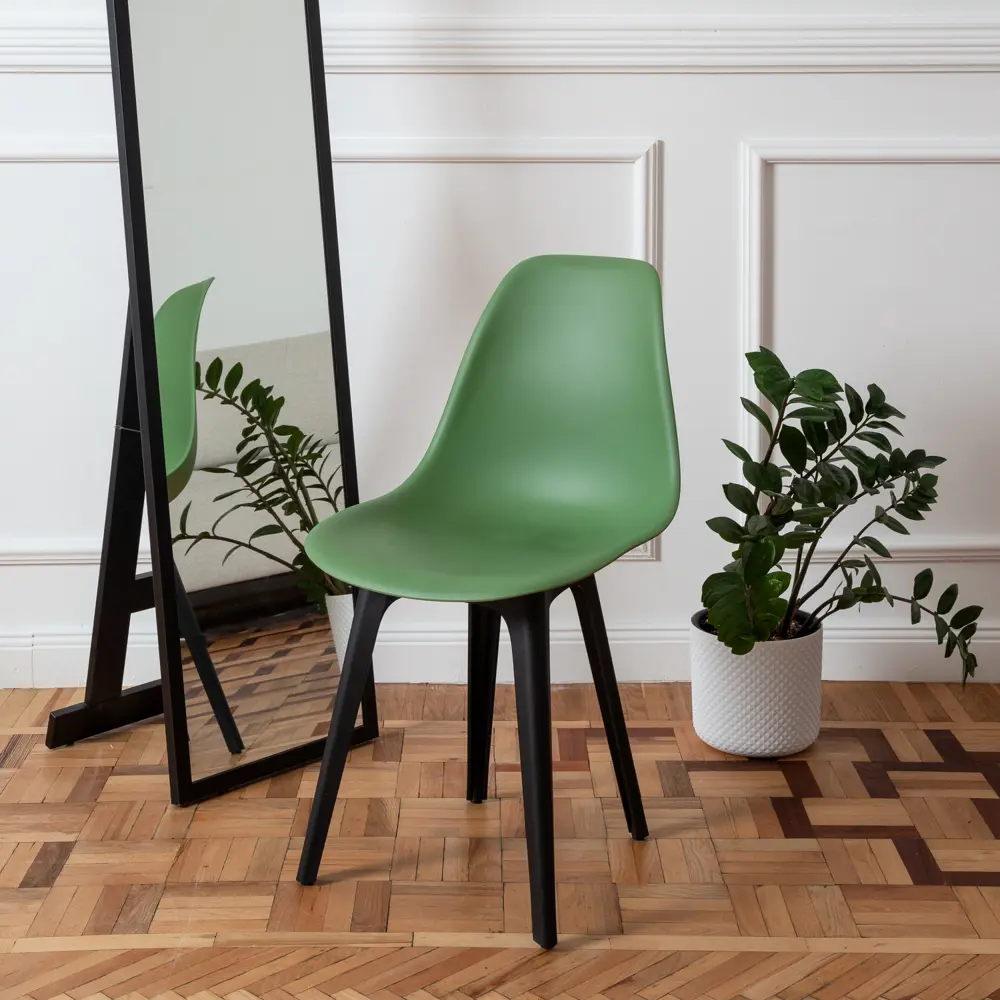 Фото 7 Комплект кухонных стульев 4 шт Derstuhl Plast 45x82x45 см полипропилен цвет темно-зеленый Фото 7 Комплект кухонных стульев 4 шт Derstuhl Plast 45x82x45 см полипропилен цвет темно-зеленый