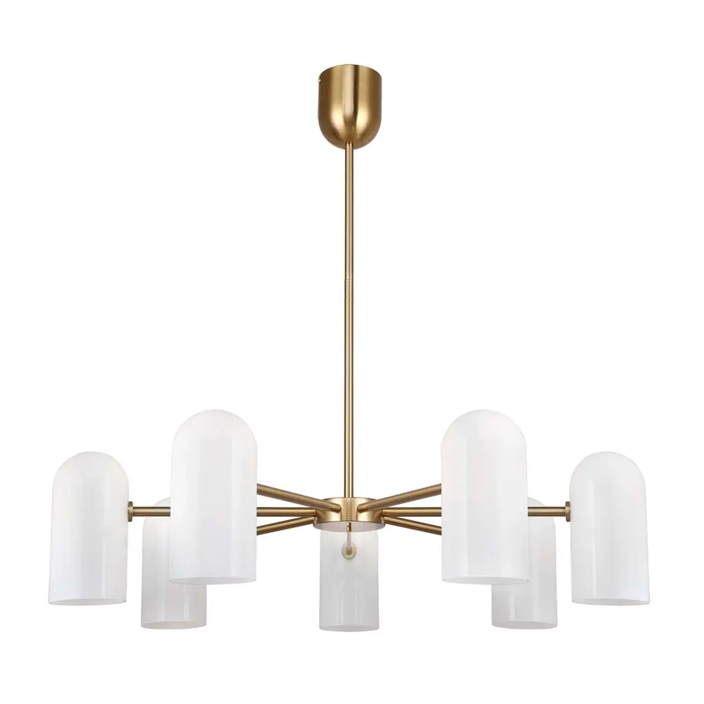 Фото 2 Люстра подвесная Favourite Barfila 4619-7p 7 ламп 15 м² цвет латунь