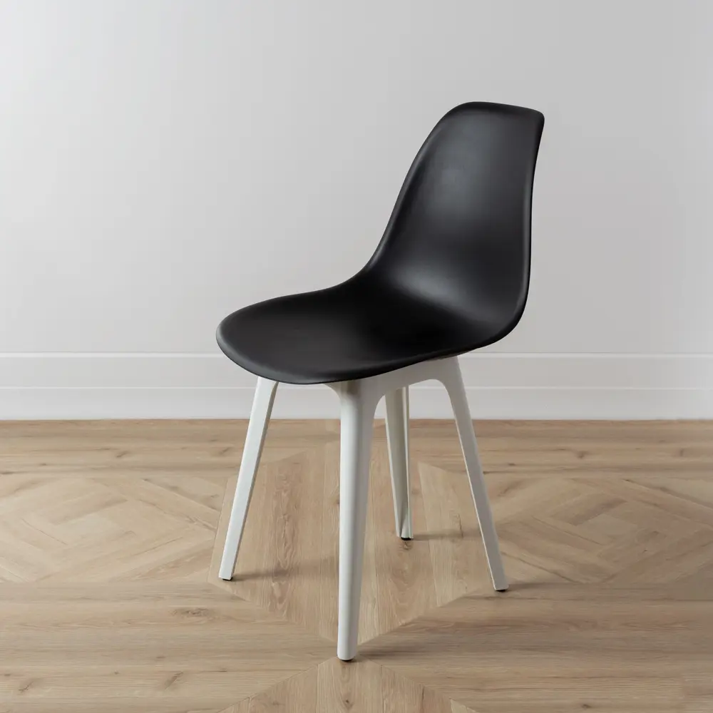 Фото 7 Стул Derstuhl Plast white DSL044.110.4 45x82x46 см полипропилен цвет черный Фото 7 Стул Derstuhl Plast white DSL044.110.4 45x82x46 см полипропилен цвет черный