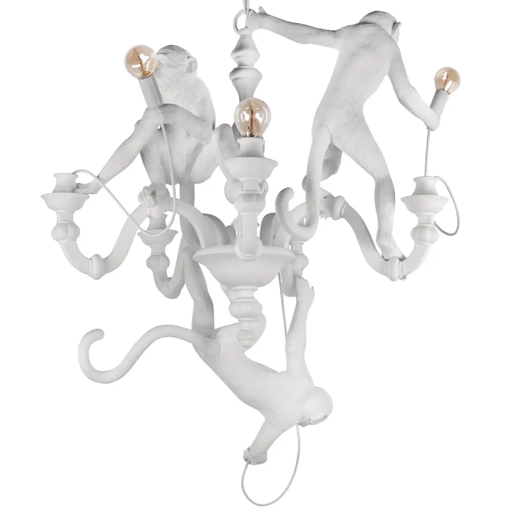 Фото 3 Светильник подвесной Loft It Monkey 10314 white 5 ламп 15 м² цвет белый