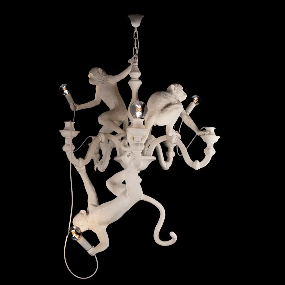 Фото 2 Светильник подвесной Loft It Monkey 10314 white 5 ламп 15 м² цвет белый