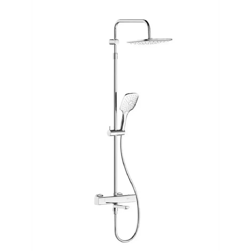 Фото 9 Душевая система Damixa Base 975810000 3 режимная цвет хром