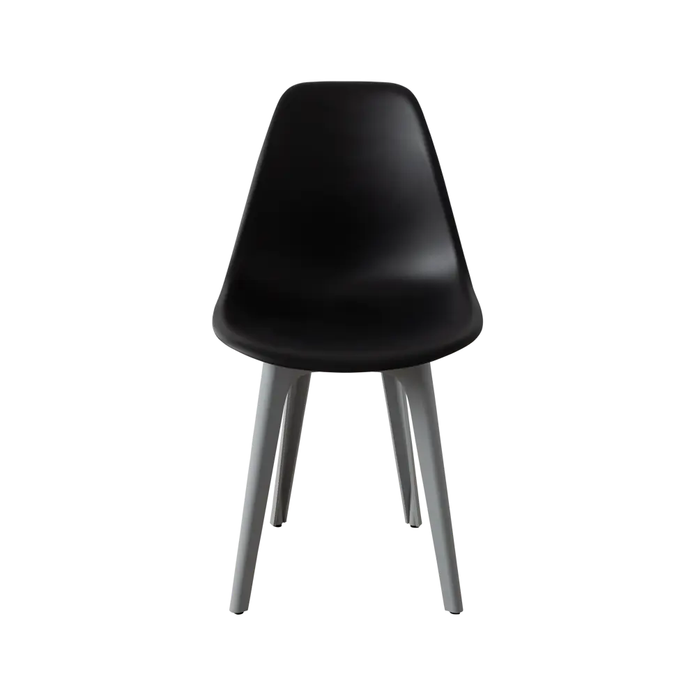 Фото 4 Стул Derstuhl Plast grey DSL044.210.2 45x82x46 см полипропилен цвет черный Фото 4 Стул Derstuhl Plast grey DSL044.210.2 45x82x46 см полипропилен цвет черный