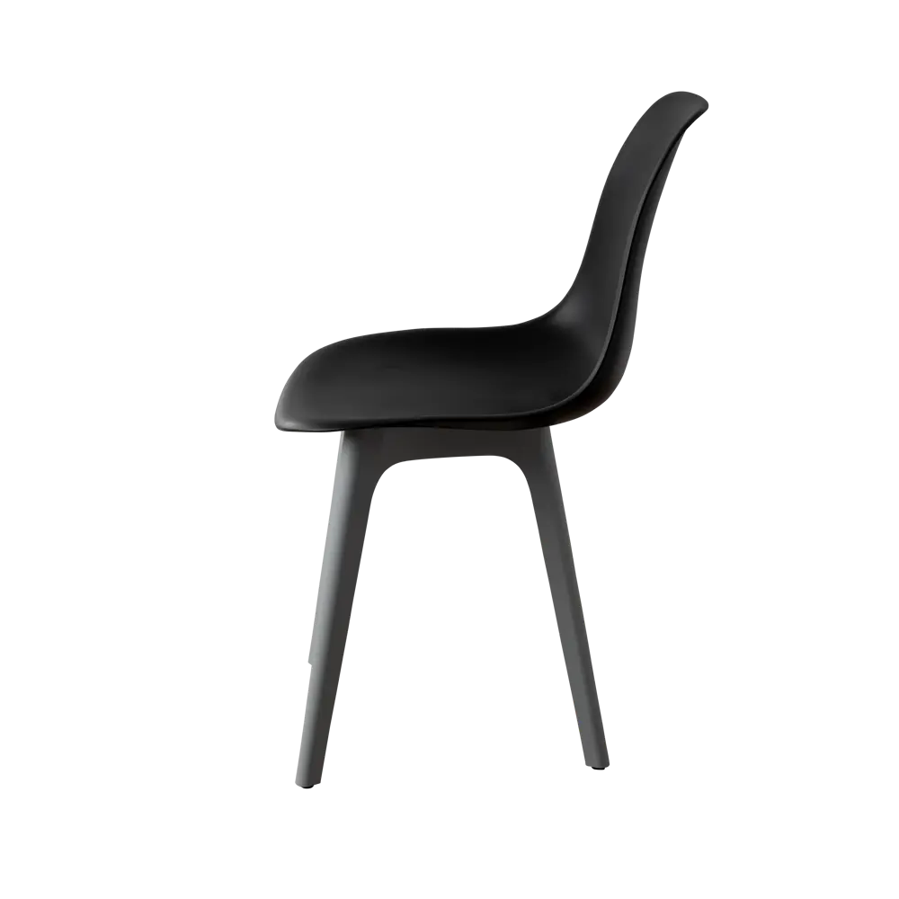 Фото 5 Стул Derstuhl Plast grey DSL044.210.2 45x82x46 см полипропилен цвет черный Фото 5 Стул Derstuhl Plast grey DSL044.210.2 45x82x46 см полипропилен цвет черный