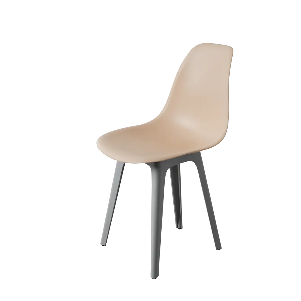 Фото 3 Стул Derstuhl Plast grey DSL044.214.2 45x82x46 см полипропилен цвет бежевый Фото 3 Стул Derstuhl Plast grey DSL044.214.2 45x82x46 см полипропилен цвет бежевый