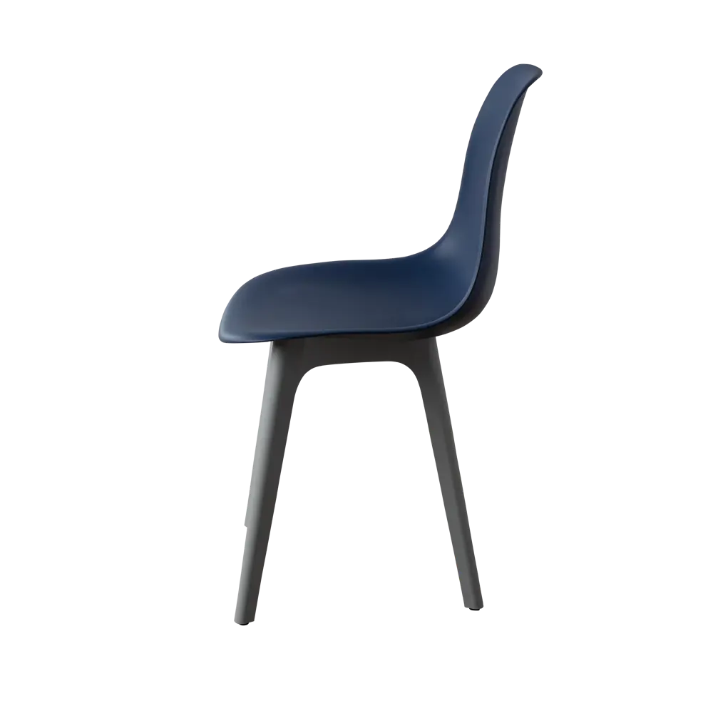 Фото 5 Стул Derstuhl Plast grey DSL044.217.4 45x82x46 см полипропилен цвет темно-синий Фото 5 Стул Derstuhl Plast grey DSL044.217.4 45x82x46 см полипропилен цвет темно-синий