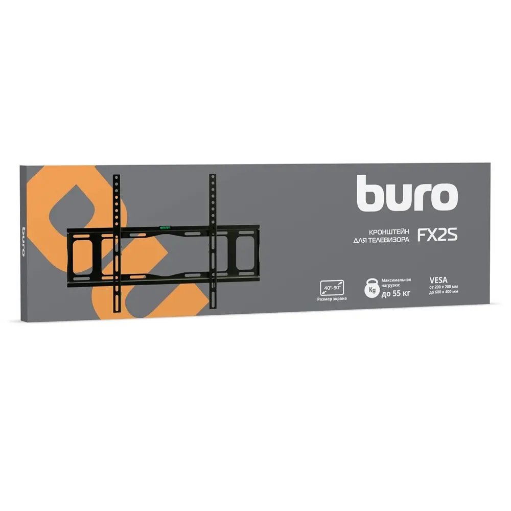 Фото 21 Кронштейн для крепления телевизора Buro FX2S 60x40 см цвет черный Фото 21 Кронштейн для крепления телевизора Buro FX2S 60x40 см цвет черный