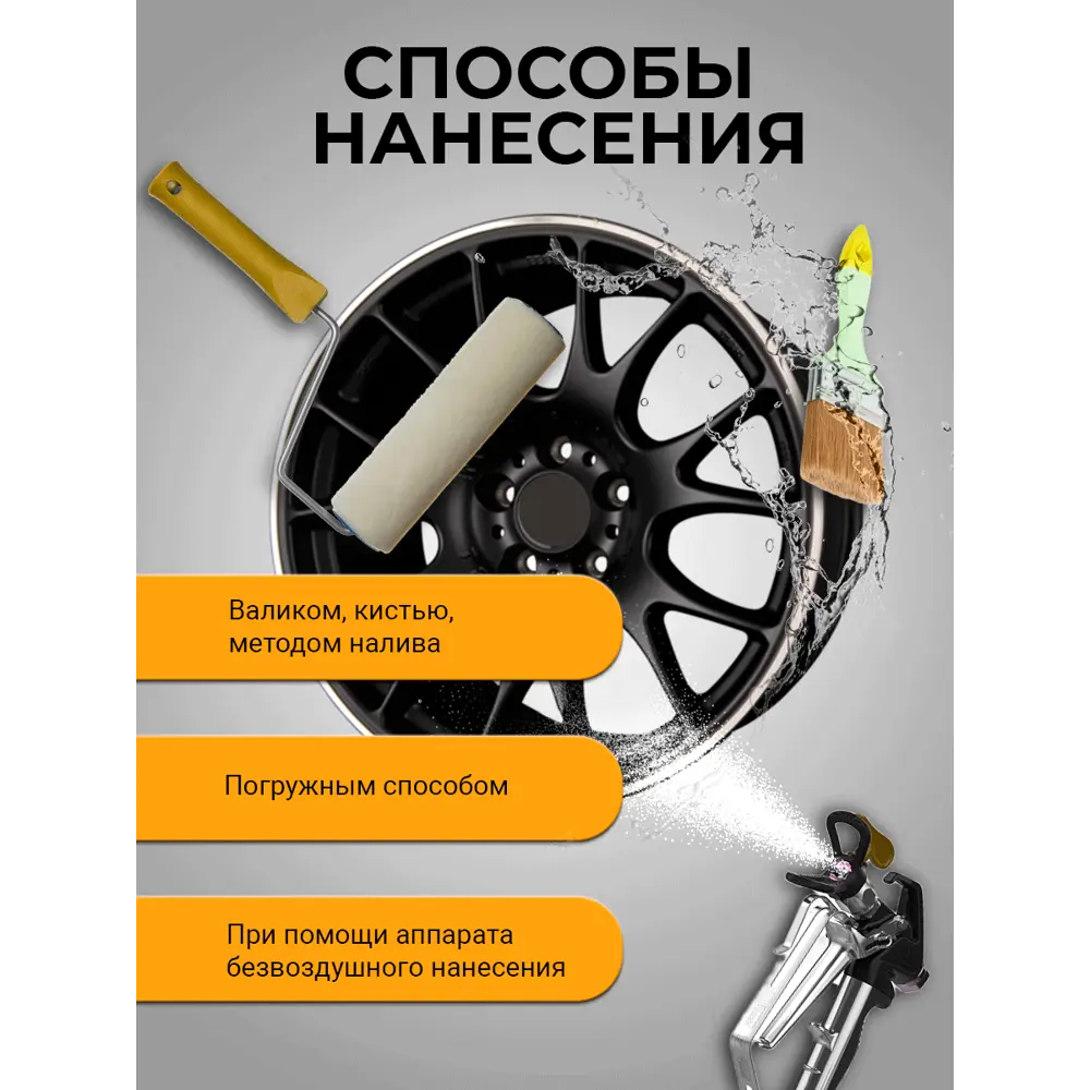 Фото 3 Смывка краски Gredors для автомобильных дисков PR-CW 0.5 кг Фото 3 Смывка краски Gredors для автомобильных дисков PR-CW 0.5 кг