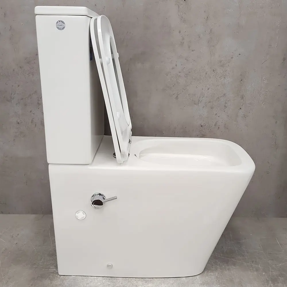 Фото 6 Унитаз-компакт Bloomix X-Cube AD3003RSB/UF1 Ceramic+ безободковый с функцией биде и смесителем Фото 6 Унитаз-компакт Bloomix X-Cube AD3003RSB/UF1 Ceramic+ безободковый с функцией биде и смесителем