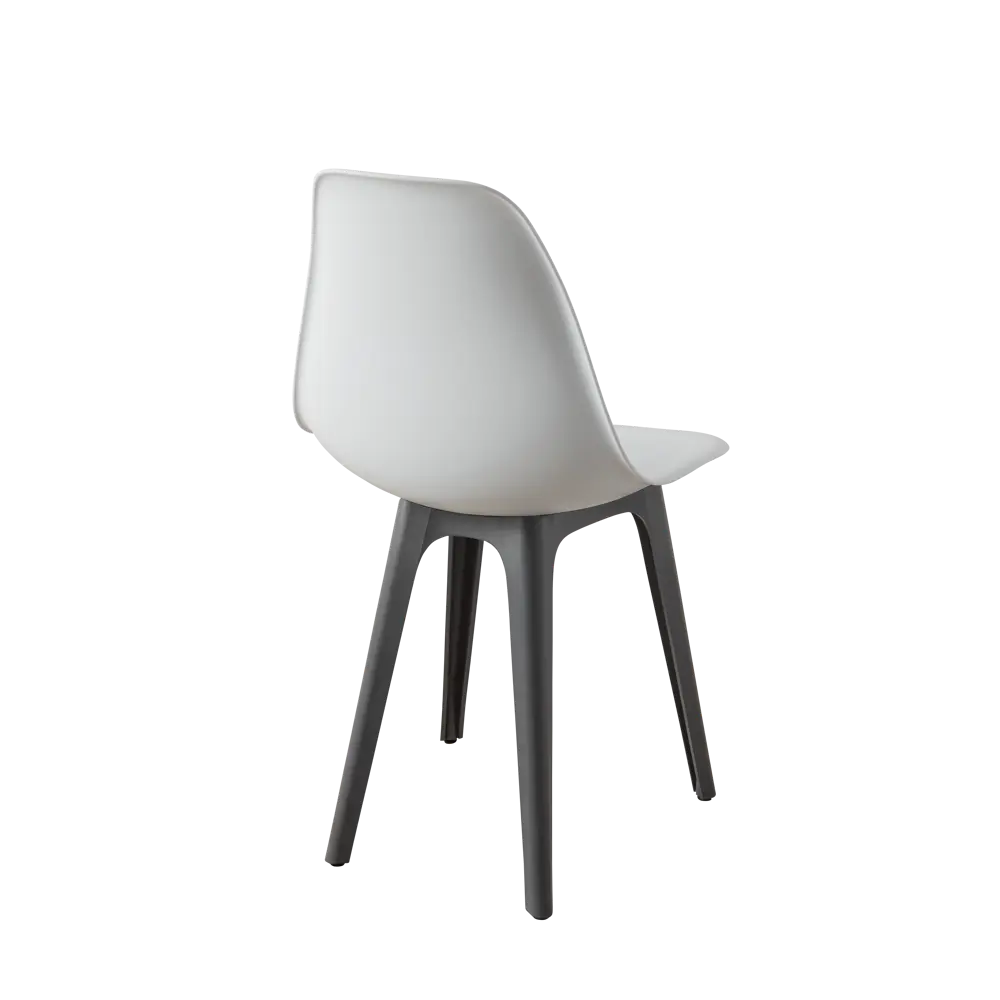 Фото 6 Стул Derstuhl Plast dark grey DSL044.301.4 45x82x46 см полипропилен цвет белый Фото 6 Стул Derstuhl Plast dark grey DSL044.301.4 45x82x46 см полипропилен цвет белый