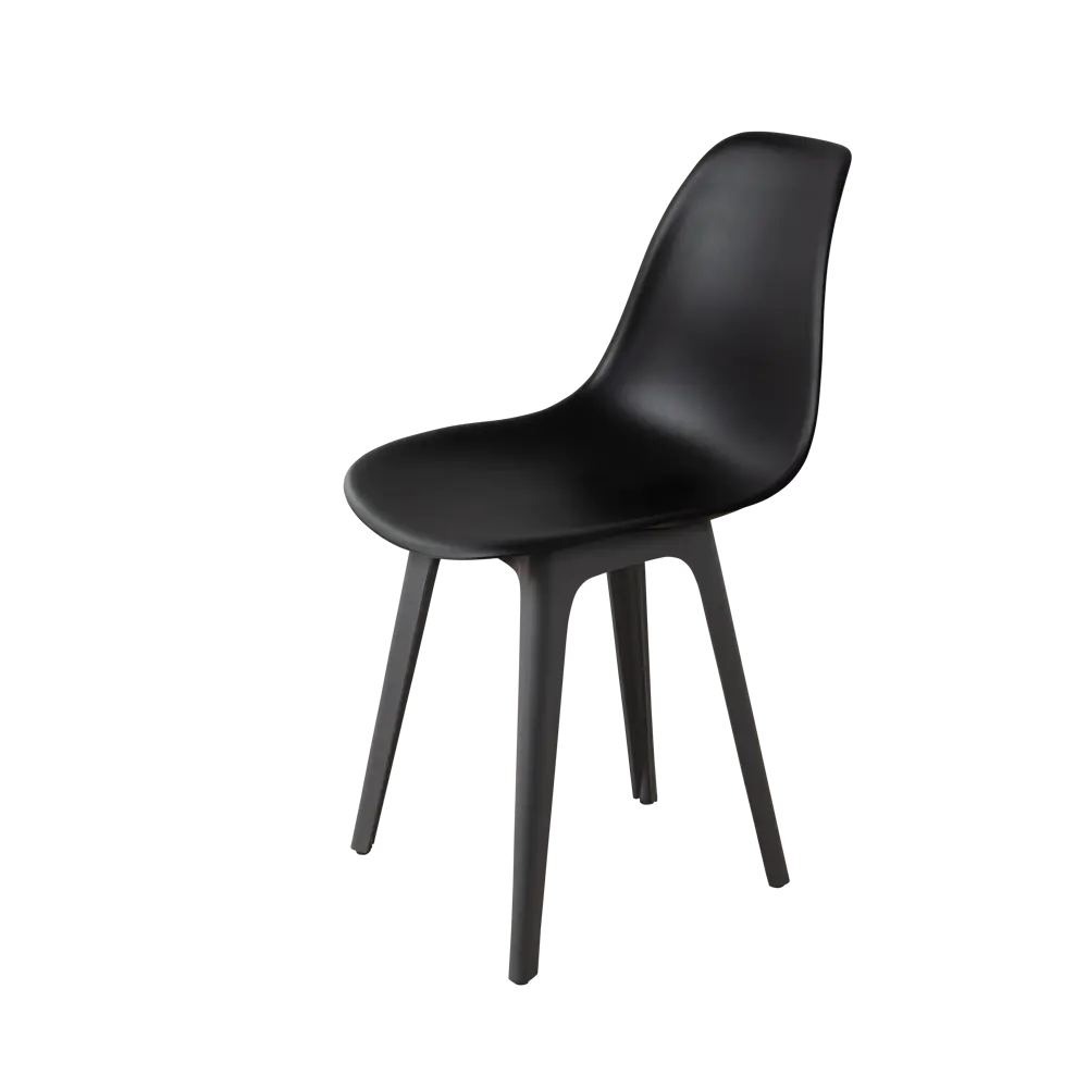 Фото 3 Стул Derstuhl Plast dark grey DSL044.310.2 45x82x46 см полипропилен цвет черный Фото 3 Стул Derstuhl Plast dark grey DSL044.310.2 45x82x46 см полипропилен цвет черный