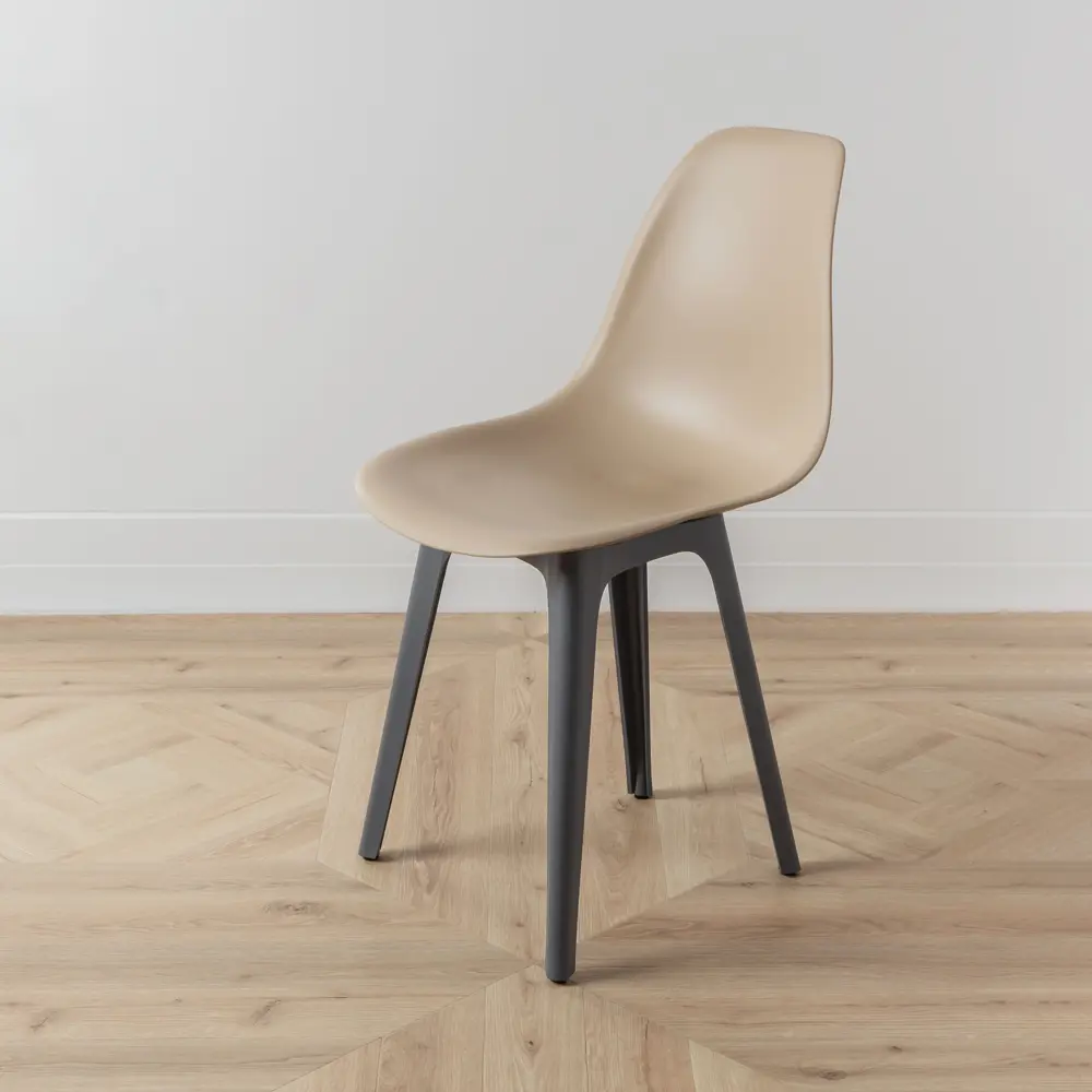 Фото 7 Стул Derstuhl Plast dark grey DSL044.313.2 45x82x46 см полипропилен цвет темно-бежевый Фото 7 Стул Derstuhl Plast dark grey DSL044.313.2 45x82x46 см полипропилен цвет темно-бежевый