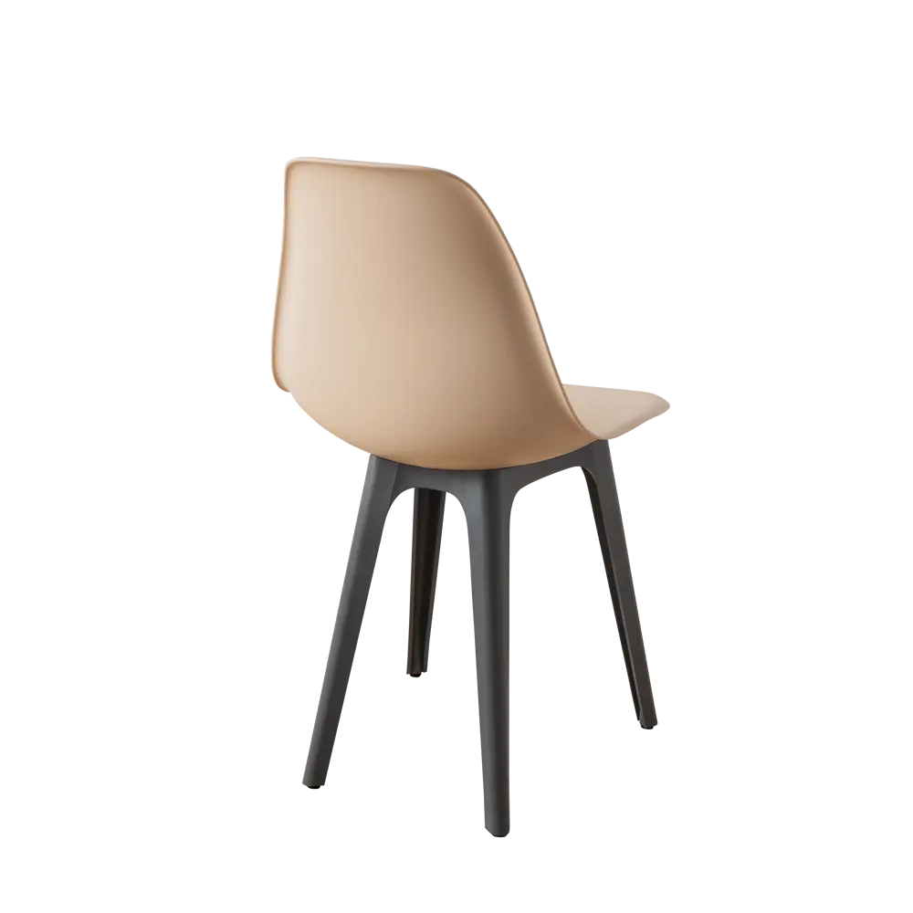 Фото 6 Стул Derstuhl Plast dark grey DSL044.314.2 45x82x46 см полипропилен цвет бежевый Фото 6 Стул Derstuhl Plast dark grey DSL044.314.2 45x82x46 см полипропилен цвет бежевый