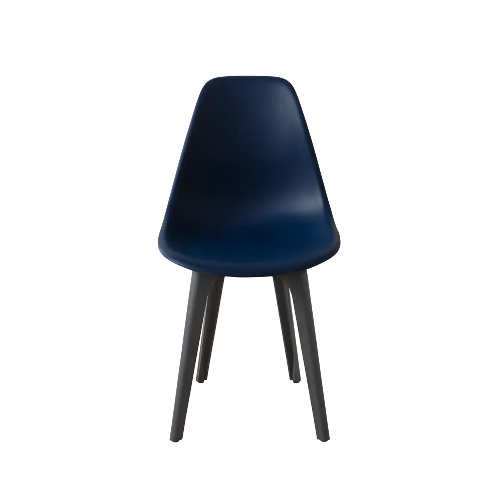 Фото 4 Стул Derstuhl Plast dark grey DSL044.317.4 45x82x46 см полипропилен цвет темно-синий Фото 4 Стул Derstuhl Plast dark grey DSL044.317.4 45x82x46 см полипропилен цвет темно-синий