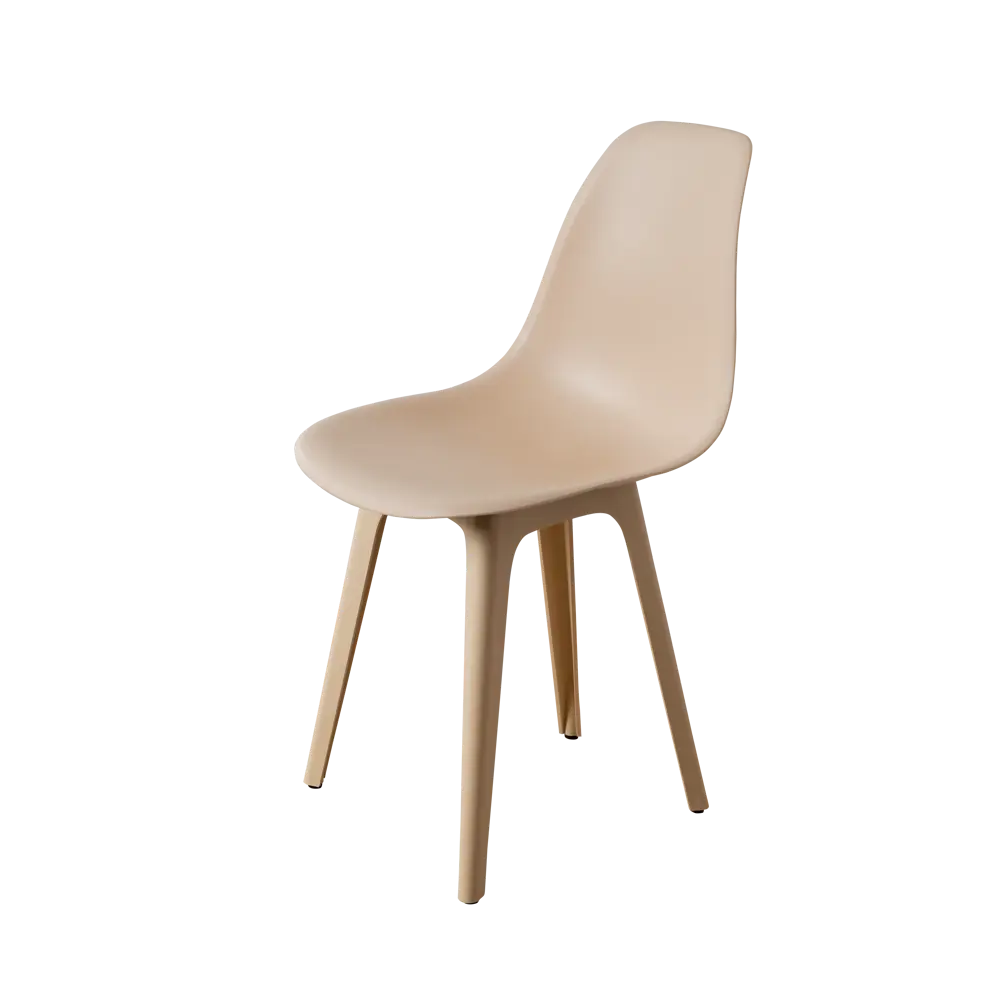 Фото 3 Стул Derstuhl Plast beige DSL044.414.2 45x82x46 см полипропилен цвет бежевый Фото 3 Стул Derstuhl Plast beige DSL044.414.2 45x82x46 см полипропилен цвет бежевый